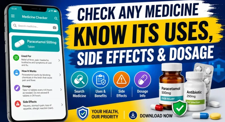 How to Check Any Medicine Online | Best Medicine Information Apps